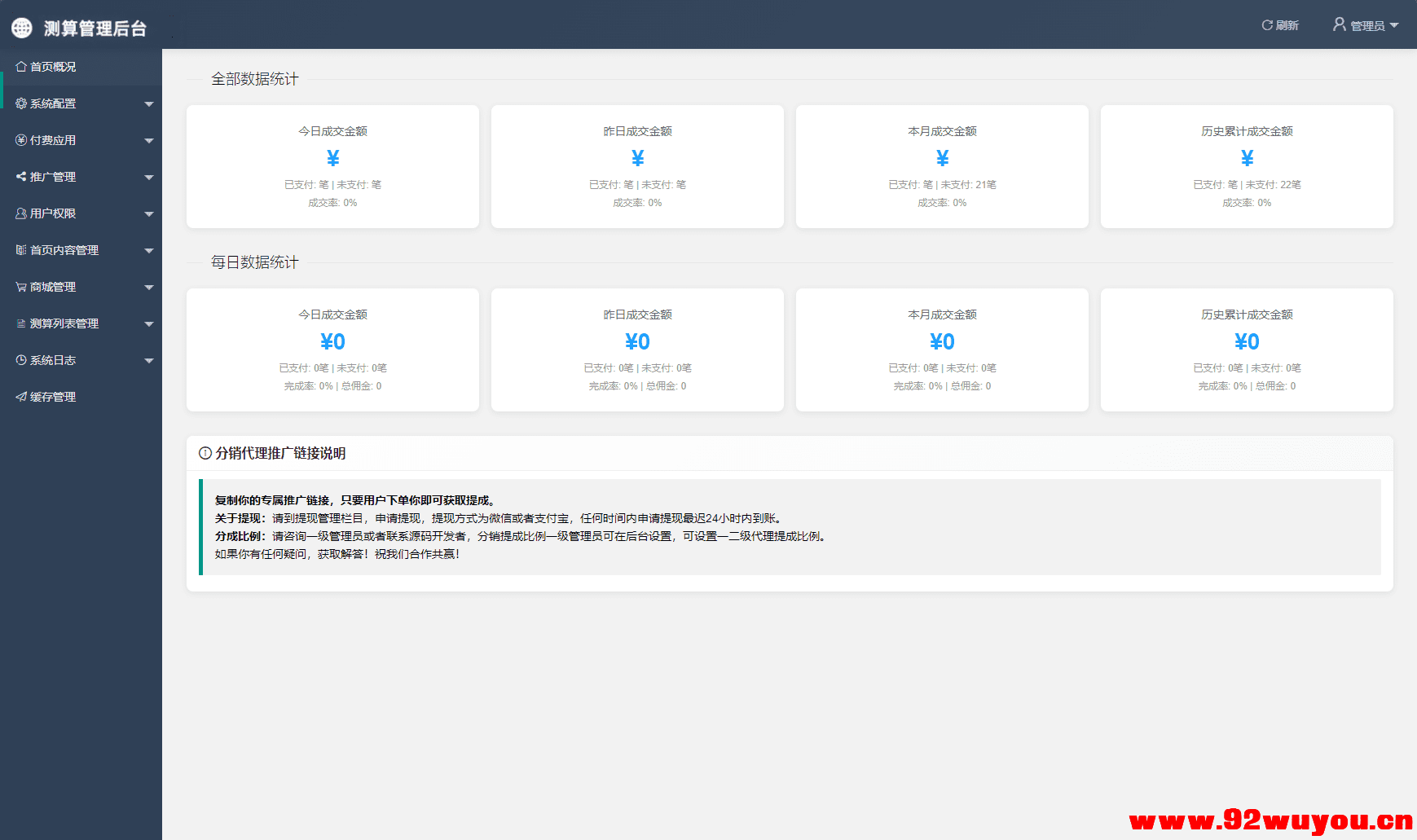 2026马年新版测算系统源码 全开源修复版 支持易支付带教程  8982 无忧技术吧www.92wuyou.cn
